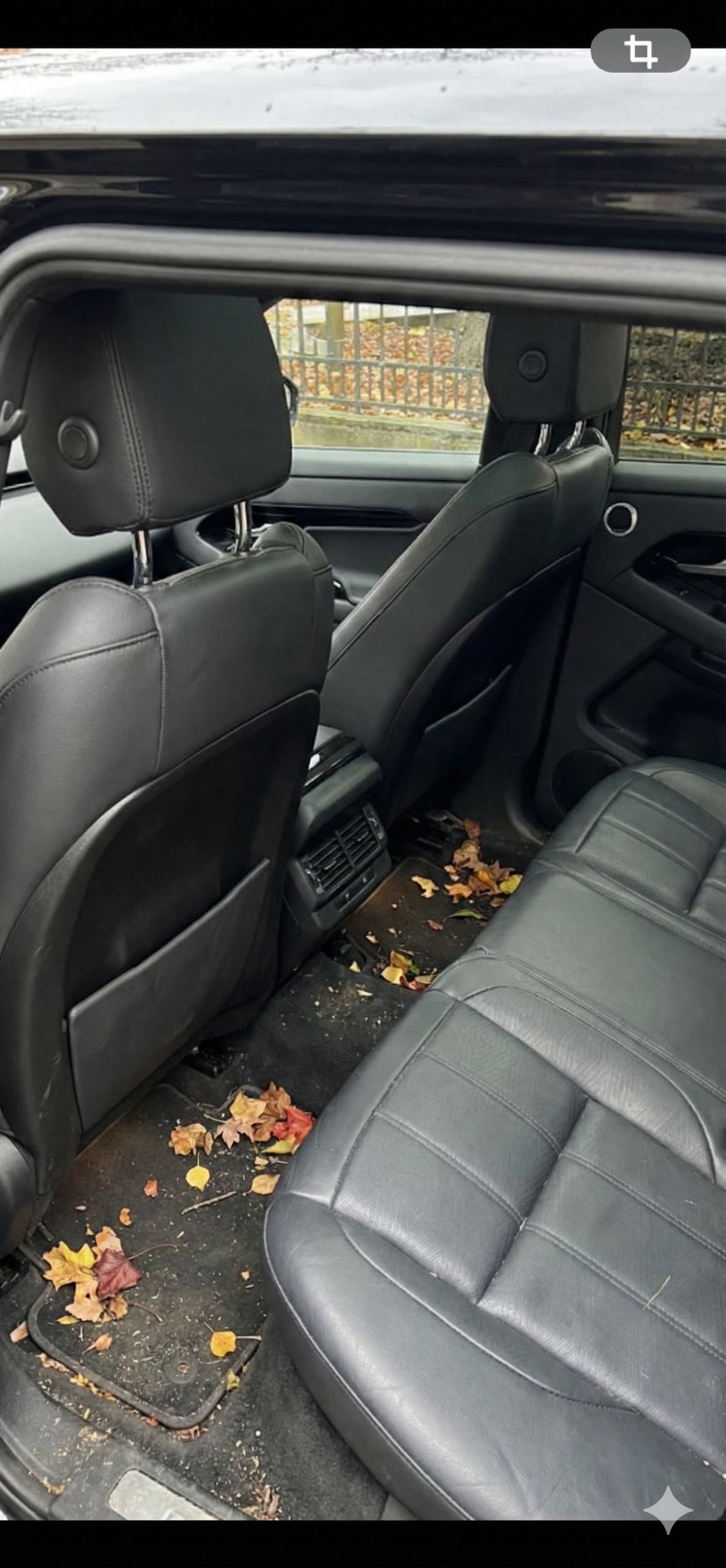 Rücksitzbank vorher